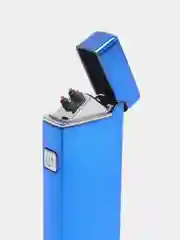 Синий электронная, импульсная, дуговая зажигалка, с зарядкой от USB, "Тесла"