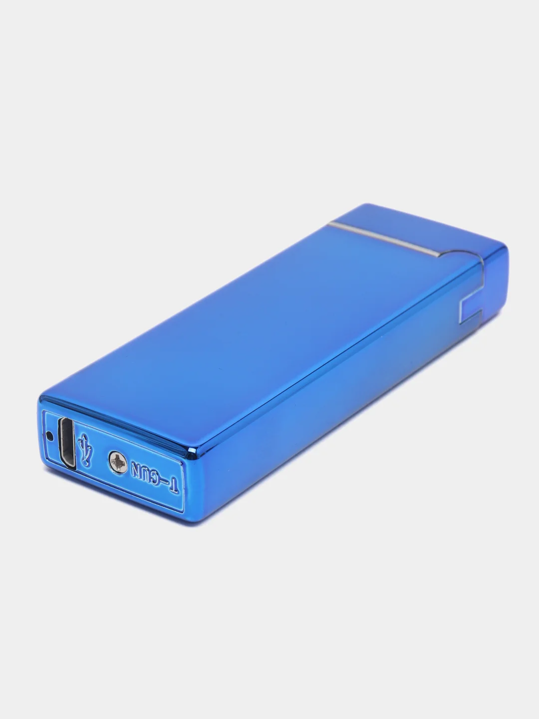 Синий электронная, импульсная, дуговая зажигалка, с зарядкой от USB, "Тесла"
