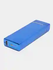 Синий электронная, импульсная, дуговая зажигалка, с зарядкой от USB, "Тесла"