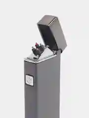 Черный электронная, импульсная, дуговая зажигалка, с зарядкой от USB, "Тесла"