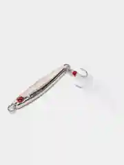 Серебряный блесна, приманка на хищника, с перьями, 7, 10, 14, 20 г