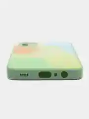Золотой силиконовый чехол Samsung A03S, M32, A22, с защитой камеры, с защитой камеры