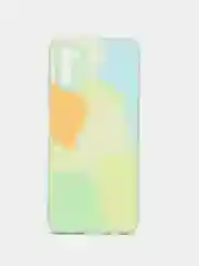 Золотой силиконовый чехол Samsung A03S, M32, A22, с защитой камеры, с защитой камеры