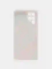 Белый силиконовый чехол Samsung A03S, M32, A22, с защитой камеры, с защитой камеры