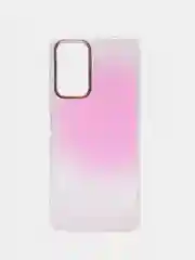Фуксия чехол силиконовый для Note 11, с рисунком, из органического стекла
