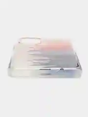 Темно-синий чехол силиконовый для Note 11, с рисунком, из органического стекла