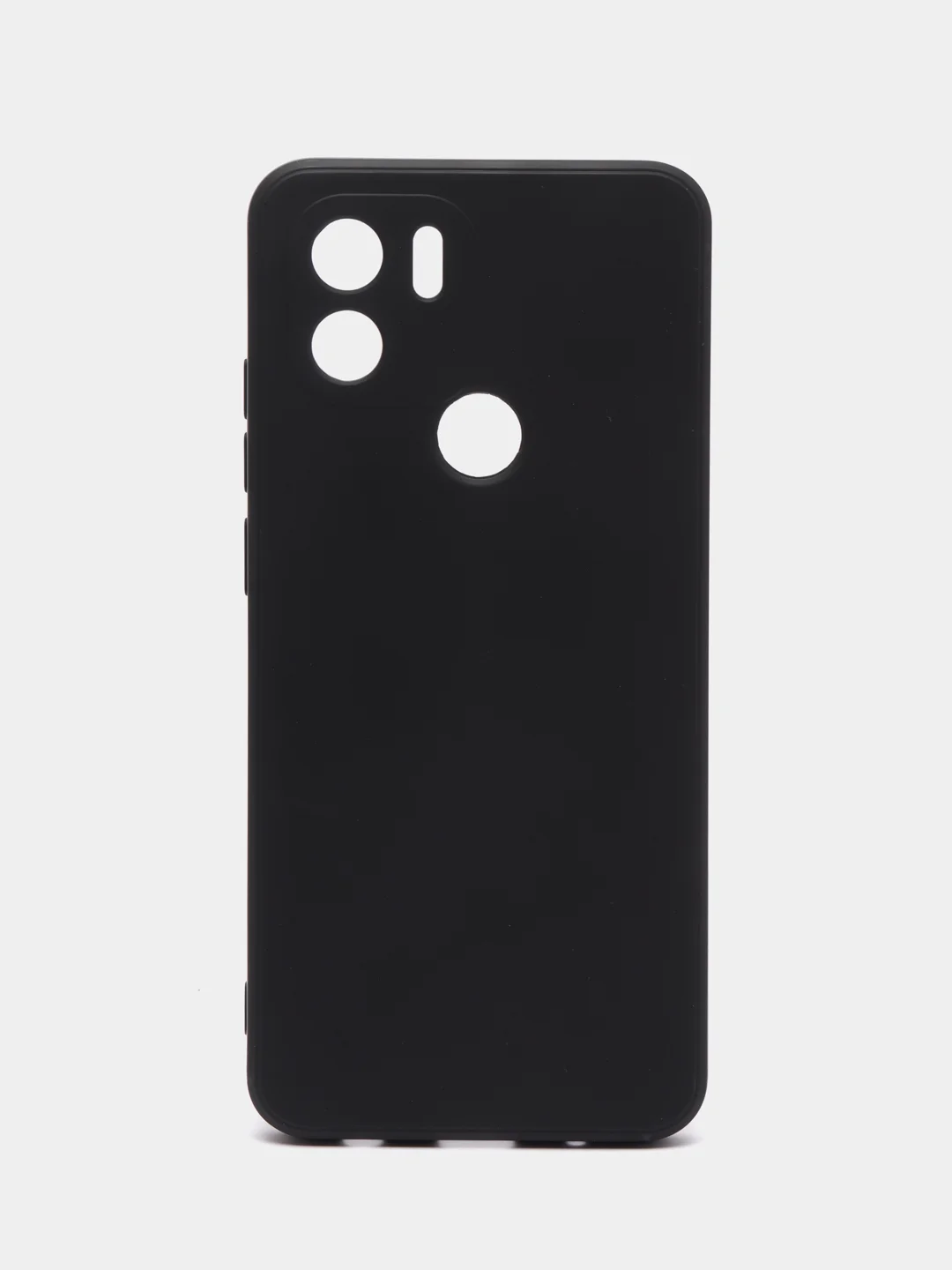 Угольный чехол Xiaomi Redmi A1+ Plus A2+ Poco C51 (Сяоми Редми А1+ Плюс) черный силиконовый
