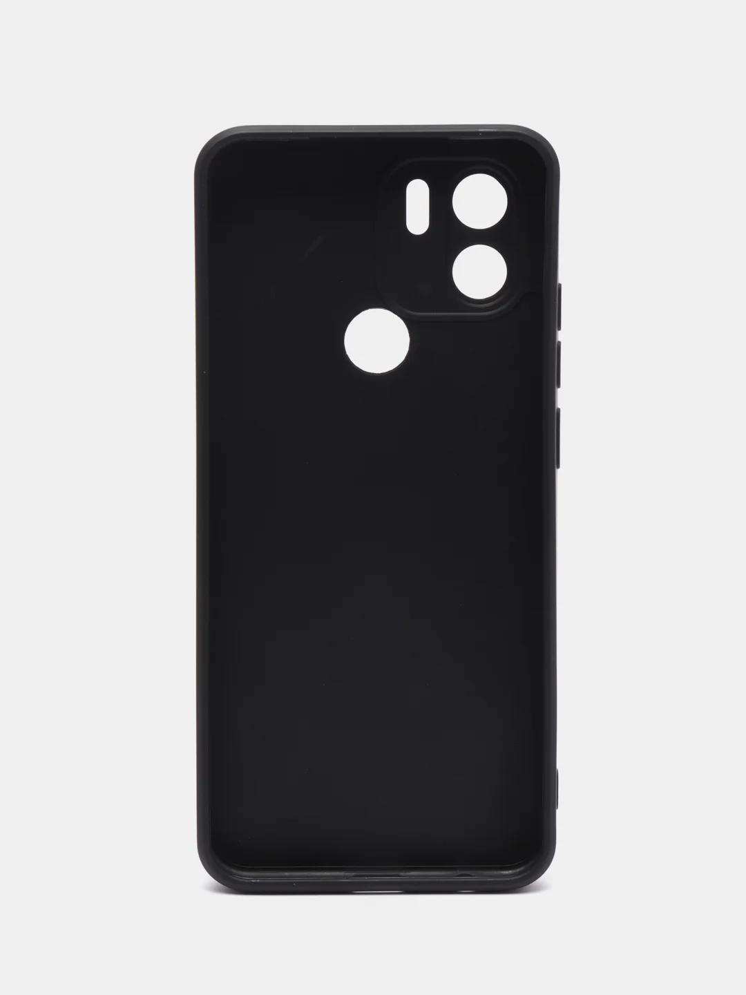 Угольный чехол Xiaomi Redmi A1+ Plus A2+ Poco C51 (Сяоми Редми А1+ Плюс) черный силиконовый