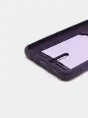 Пурпурный чехол Samsung Galaxy A12 / M12, Самсунг Галакси А12 / М12 силиконовый с карманом для карты