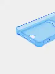 Синий чехол для Realme C30 C30s Narzo 50i Prime Реалми С30 Нарзо прозрачный с карманом для карты