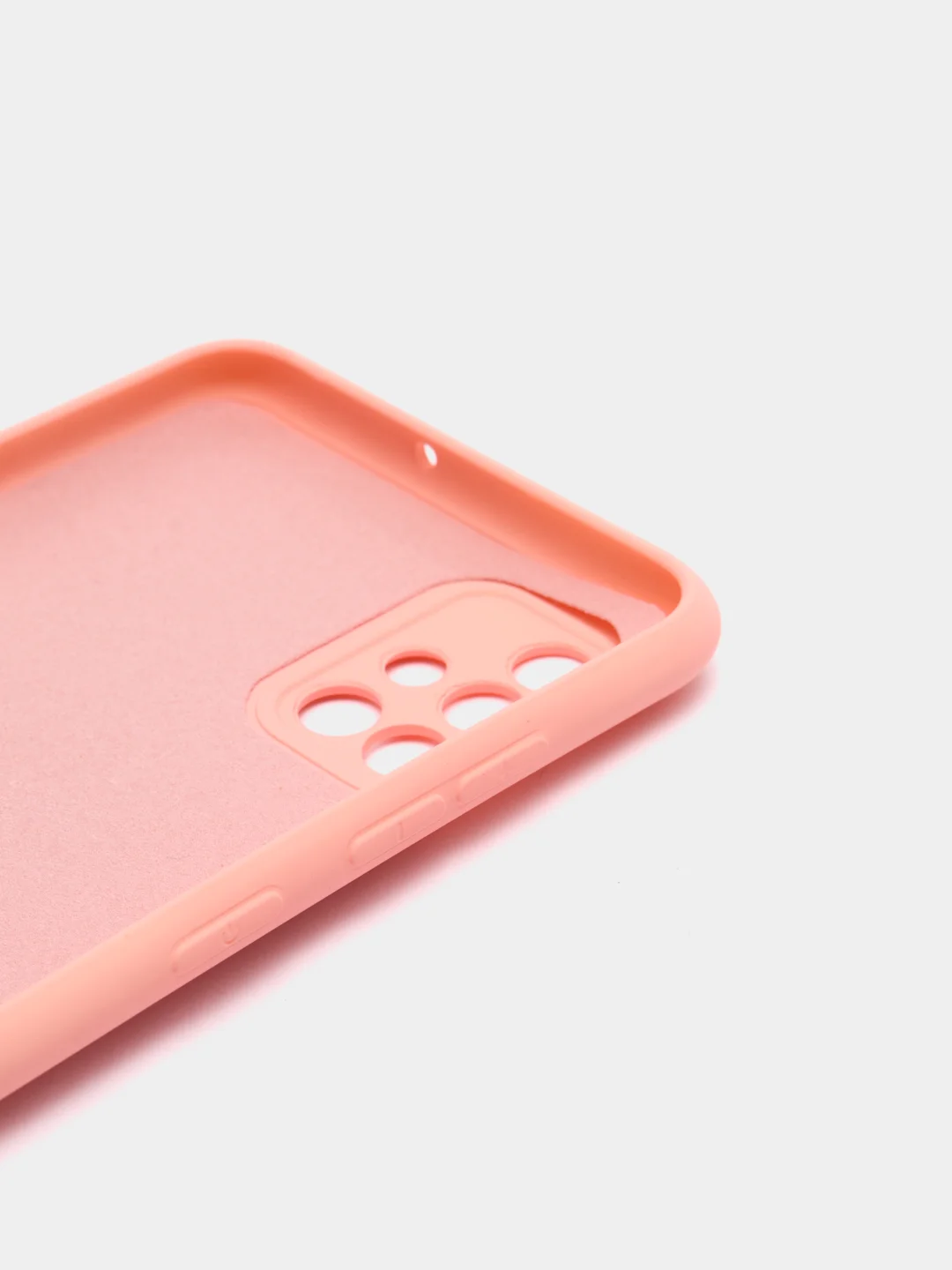 Пастельно-коралловый чехол Samsung Galaxy A51, Самсунг Галакси А51 силиконовый Silicone Cover