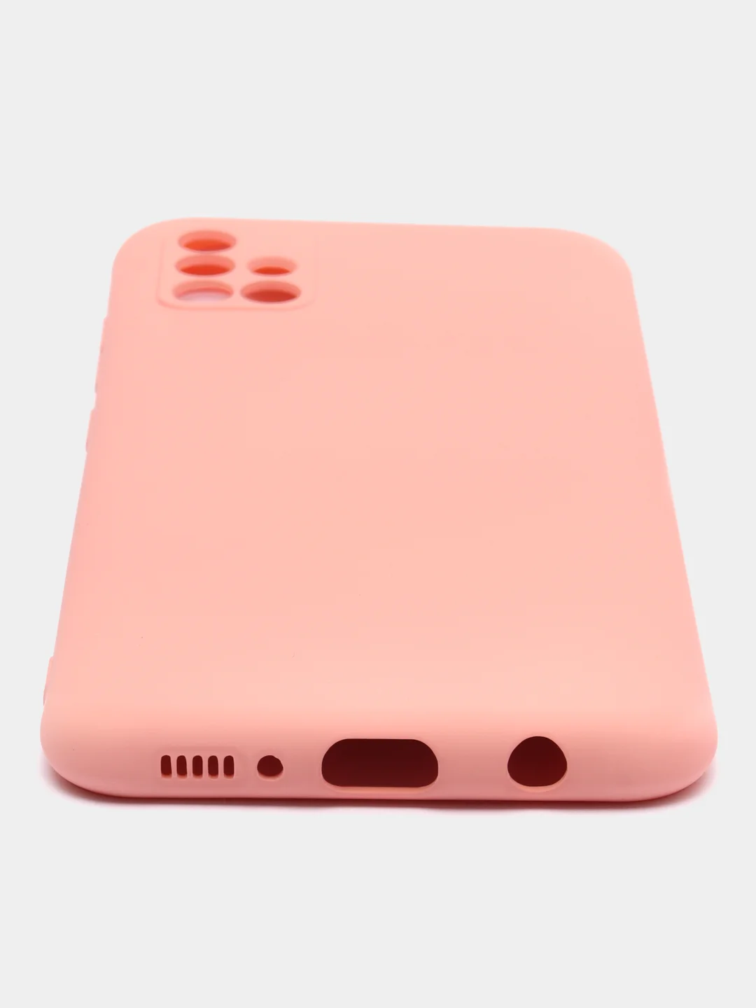Пастельно-коралловый чехол Samsung Galaxy A51, Самсунг Галакси А51 силиконовый Silicone Cover