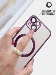 Чехол MagSafe (МагСейф) для iPhone (Айфон) 11, 12, 13, 14, Pro, Pro Max, силиконовый