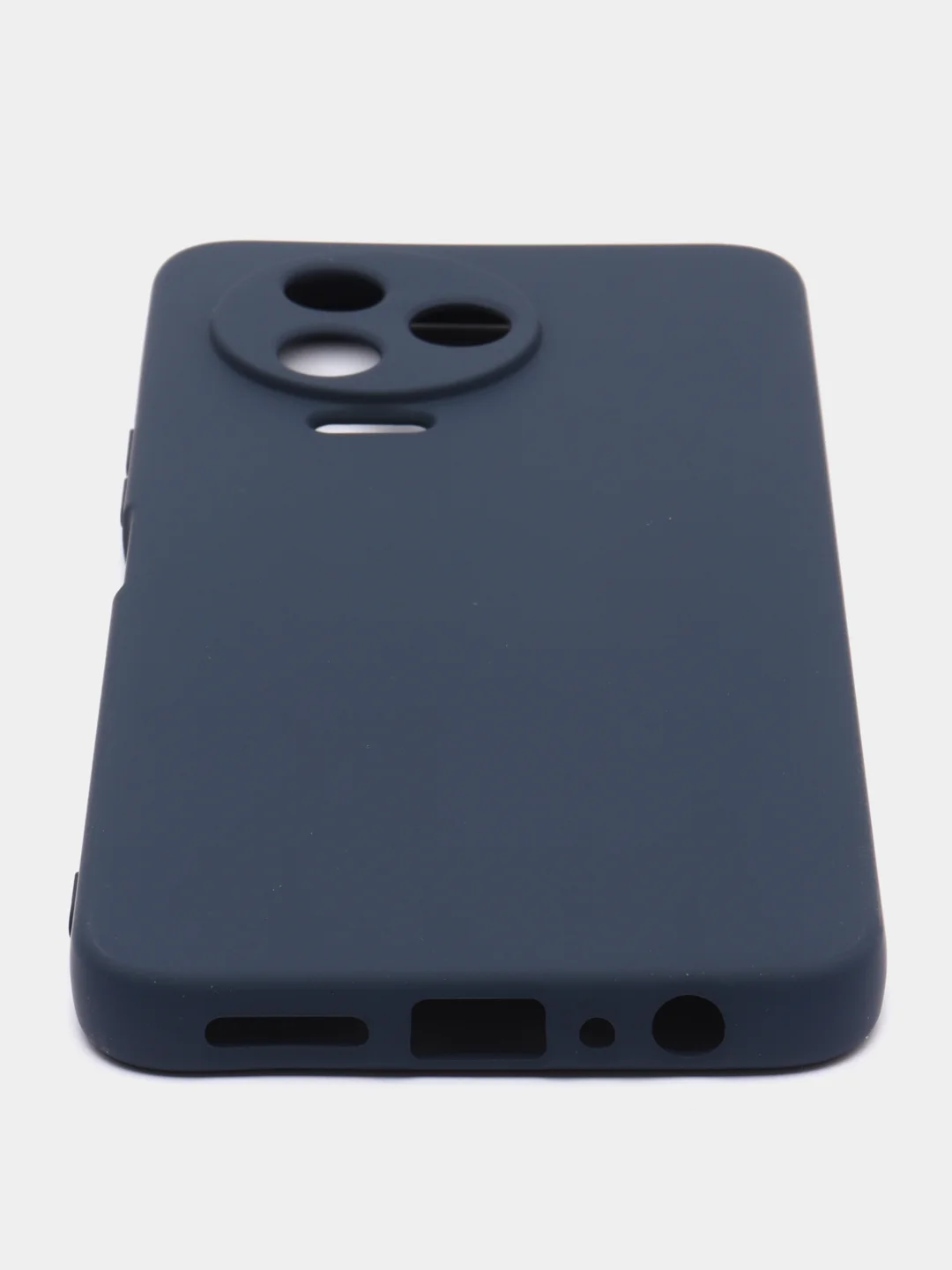 Темно-синий чехол силиконовый для Infinix Note 12 Pro 4G, Инфиникс Нот 12 Про Silicone Cover