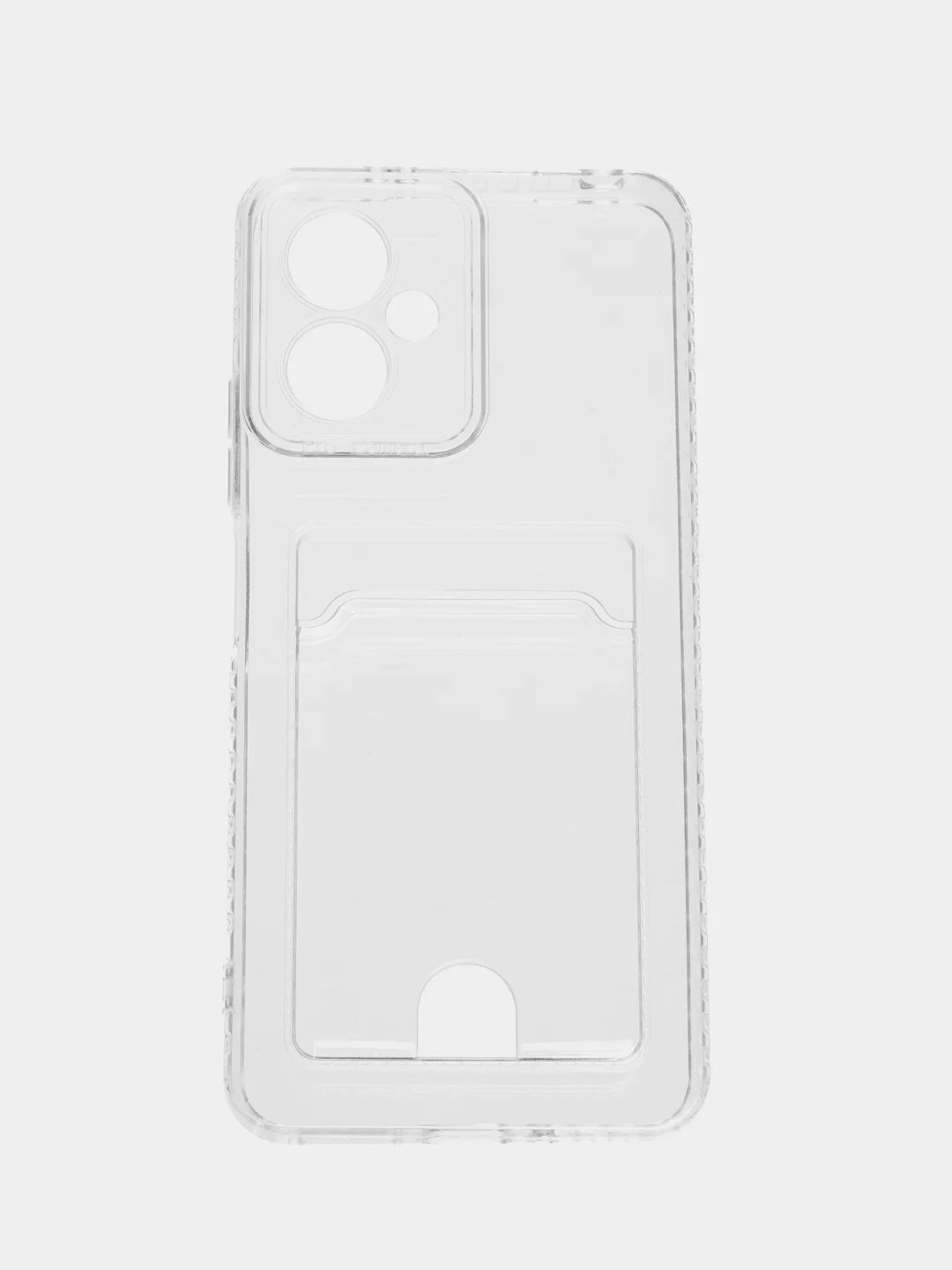 Марсала чехол Xiaomi Redmi Note 12 5G, Редми Нот 12 5G силиконовый прозрачный с карманом для карты