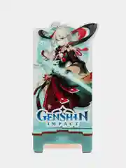 Деревянная подставка под телефон по игре "Genshin Impact", Кадзуха