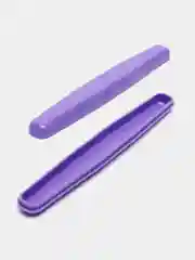Фиолетовый футляр для зубной щётки, 21 см
