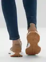 Бежевый меланж кроссовки женские, весенние