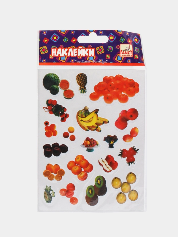 Наклейки для детей Фруктомания