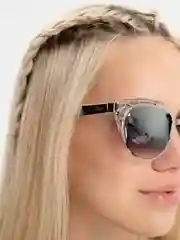 Серебряный солнцезащитные очки