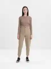 Бежевый джинсы женские, слоучи