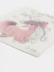 Розовый временная переводная татуировка с единорогом, 7,5х7,5 см