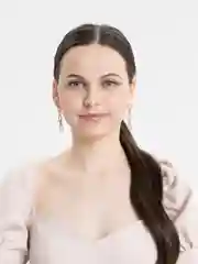 Серьги висячие, в форме цепи