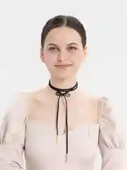 Желтый чокер на шею, ожерелье, бабочка