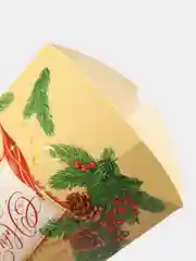 Горчичный коробка подарочная, новогодняя, 11 см х 8 см х 2 см