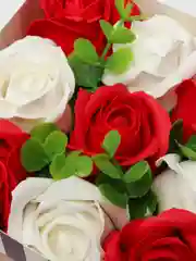 Алый букет из мыла "Розы", подарочный, в коробке, 9 шт