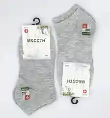 Серый комплект мужских носков , короткие , черные, серые и белые , 3 и 5 пар