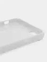 Белый чехол для Apple iPhone 7, 8, силиконовый, ребристый, 8 цветов