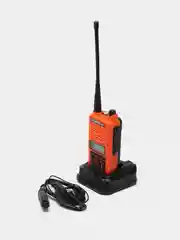 Оранжевый рация пылевлагозащищенная BAOFENG UV-9R PLUS 8W, портативная радиостанция Баофенг UV-A58