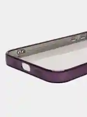 Фиолетовый чехол на Айфон с BearBrick медведь держателем подставкой IPhone XR, 11, 12, 13, 14 Pro Max