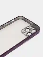 Фиолетовый чехол на Айфон с BearBrick медведь держателем подставкой IPhone XR, 11, 12, 13, 14 Pro Max