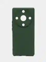 Тёмно-зелёный чехол силиконовый для Huawei Honor X9a (Хуавей Хонор Х9а) Silicone Cover