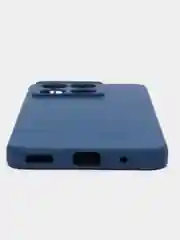 Синий чехол силиконовый для Huawei Honor X8a (Хуавей Хонор Х8а) Silicone Cover