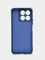 Синий чехол силиконовый для Huawei Honor X8a (Хуавей Хонор Х8а) Silicone Cover