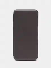 Серебряный чехол книжка Xiaomi Redmi Note 8 Pro, Redmi Note 8T