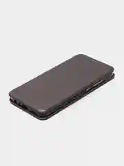 Серебряный чехол книжка Xiaomi Redmi Note 8 Pro, Redmi Note 8T