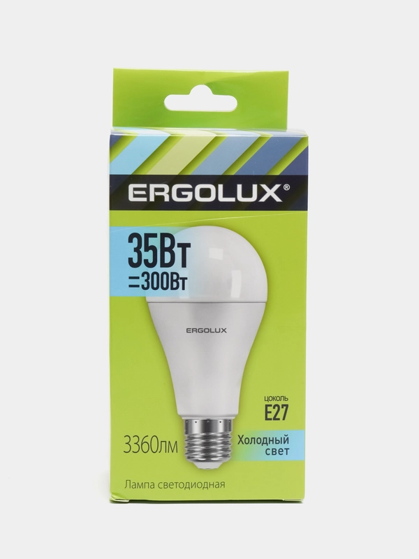 Лампа светодиодная Ergolux, Е27, 35 Вт, LED-A70-35W-E27
