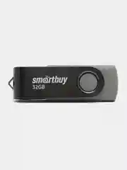 Черный флешка SmartBuy Twist USB 2.0, 4 объема, карта памяти