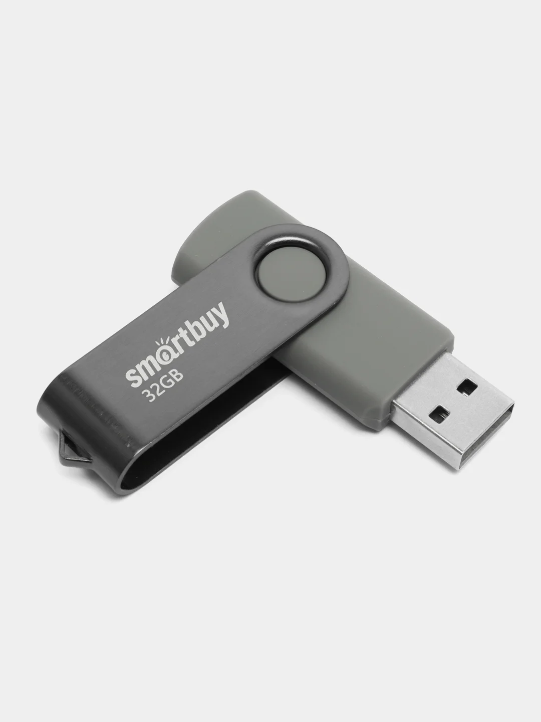 Черный флешка SmartBuy Twist USB 2.0, 4 объема, карта памяти