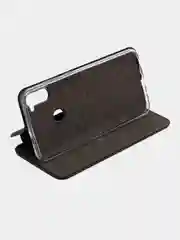 Черный samsung A01, A10, A11, A20, A30, A21S, A41, A50, A51, А52,A71, M21, M31, M31S чехол-книжка