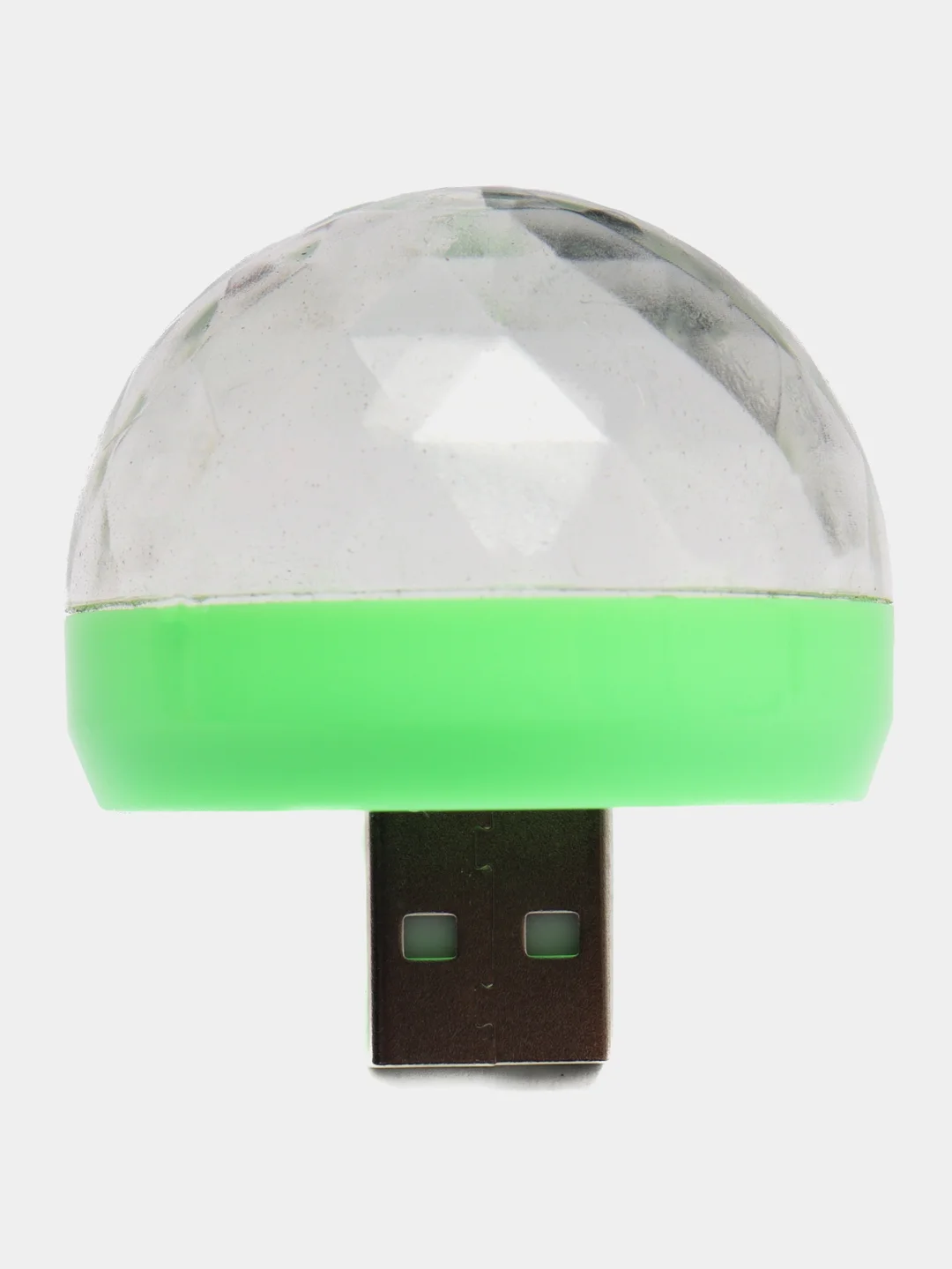 Зеленый мини светомузыка USB