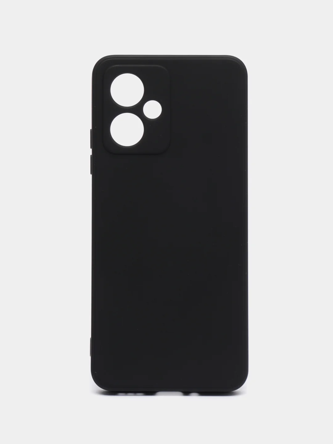 Черный чехол для Xiaomi Redmi Note 12 5G, Сяоми Редми Нот 12 5G, силиконовый, матовый, черный