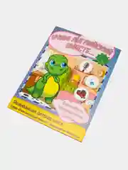 Развивающая детская книга-раскраска "Учим английский вместе"