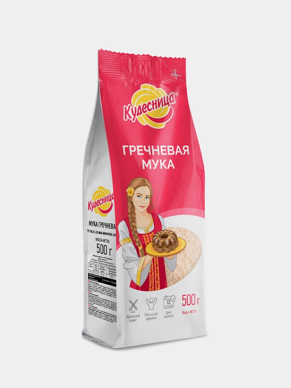 Мука гречневая Кудесница, 500 г