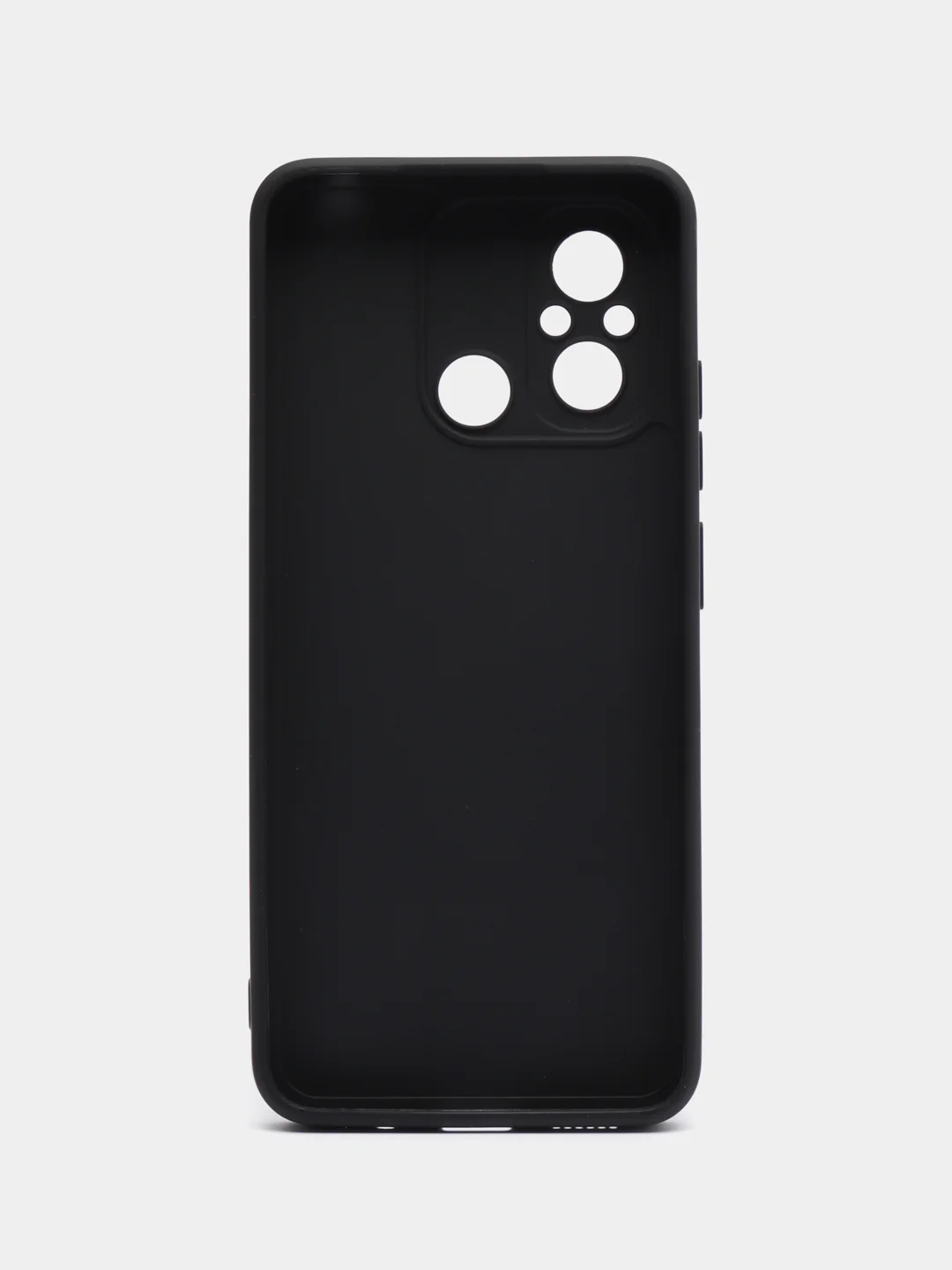 Черный чехол Xiaomi Redmi 12C (Сяоми Редми 12С), силиконовый, черный