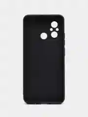 Черный чехол Xiaomi Redmi 12C (Сяоми Редми 12С), силиконовый, черный